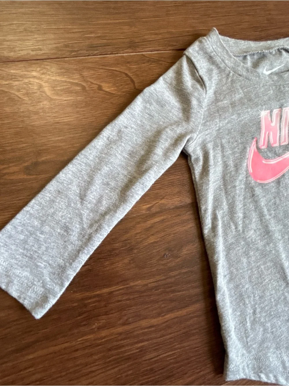 Nike Long Sleeve Top Heather Gray 12m